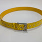 Yellow Bush Viper belt