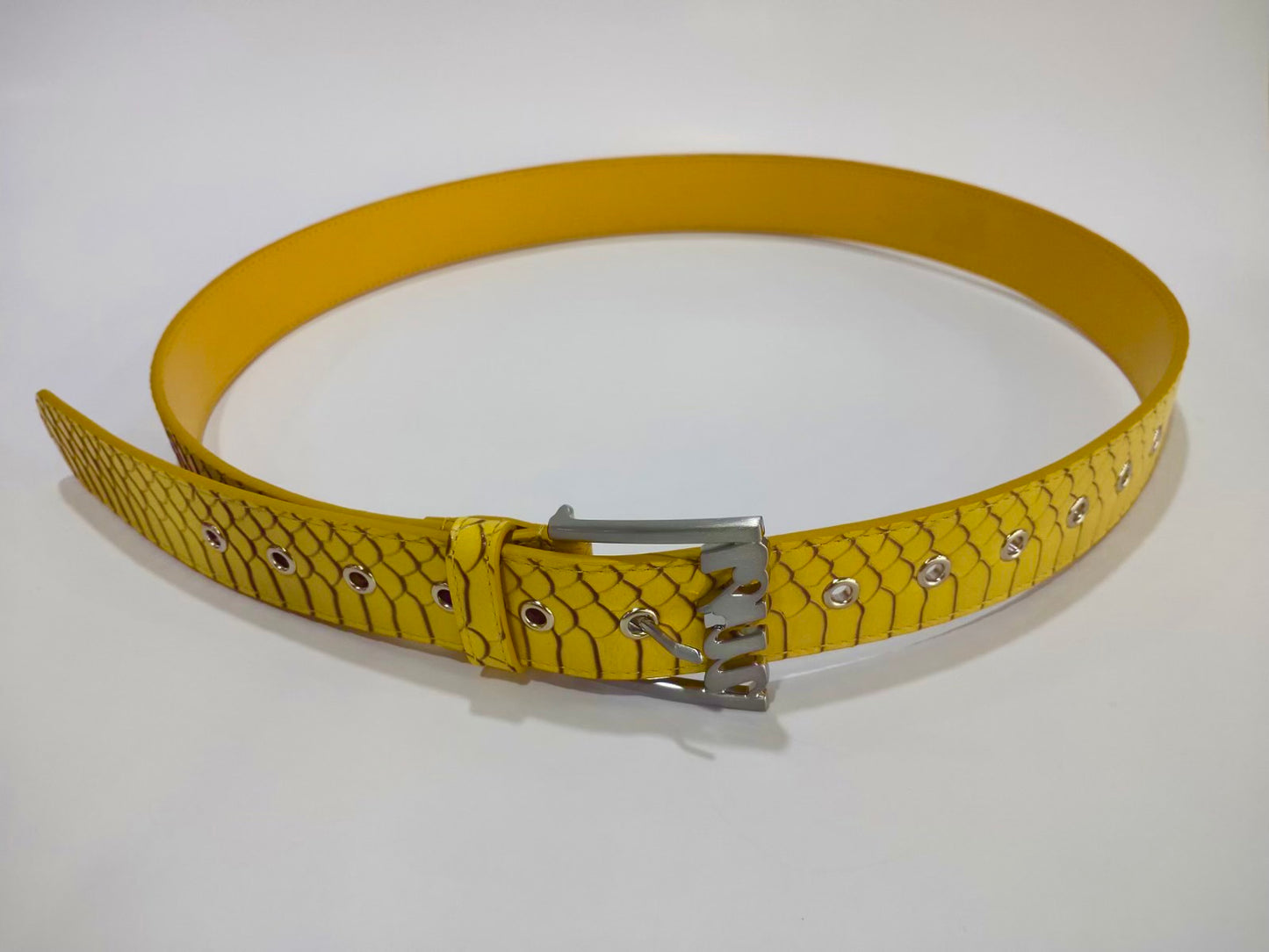 Yellow Bush Viper belt